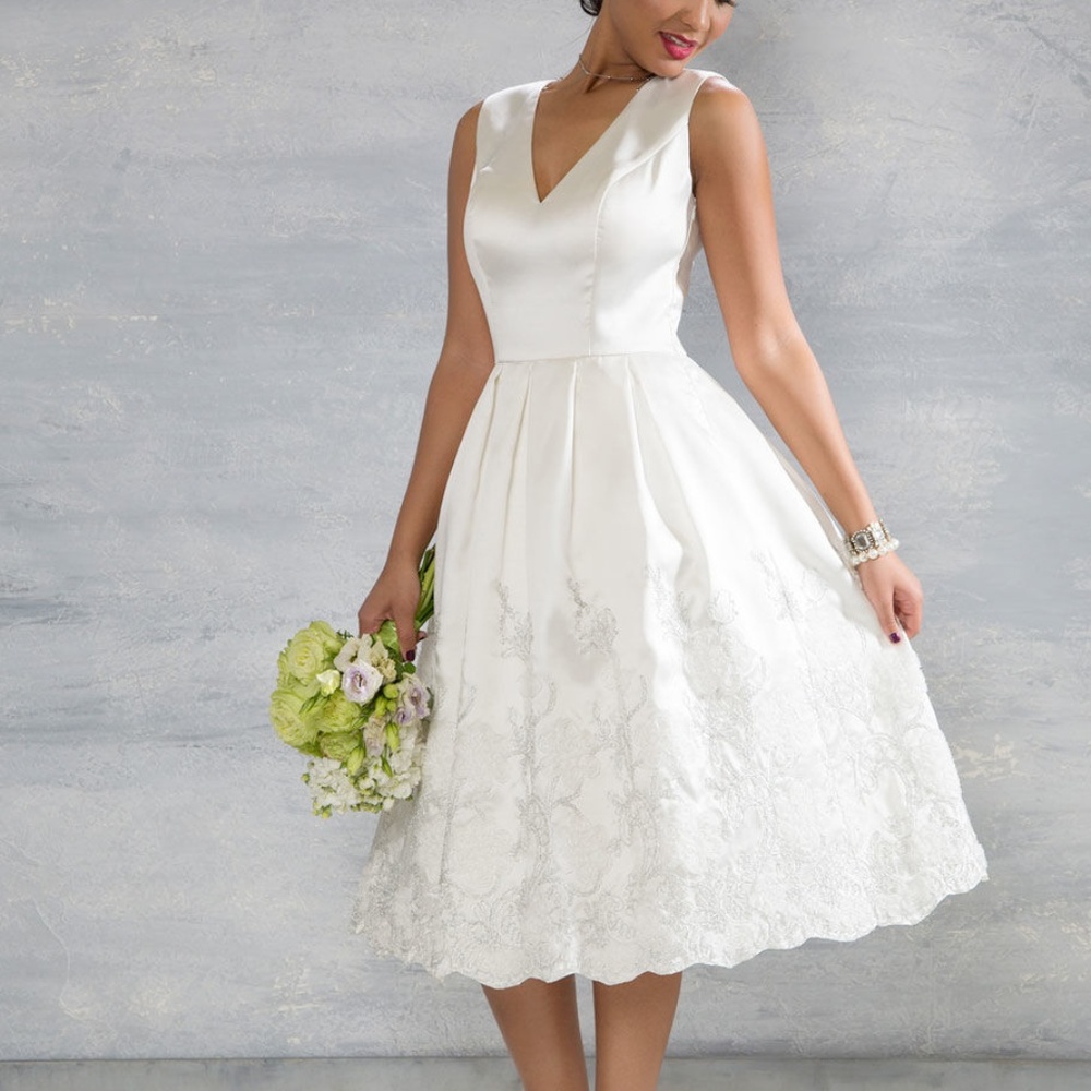 Chi Chi London Pearl ivory dress wedding or cocktail
